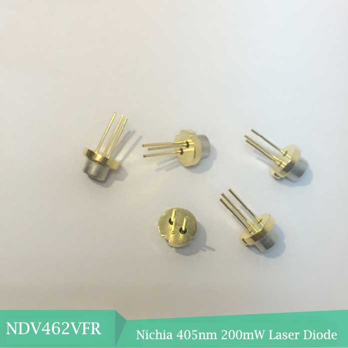 405nm 200mW 日亚 蓝紫色LD 激光二极管 NDV462VFR 单模半导体激光